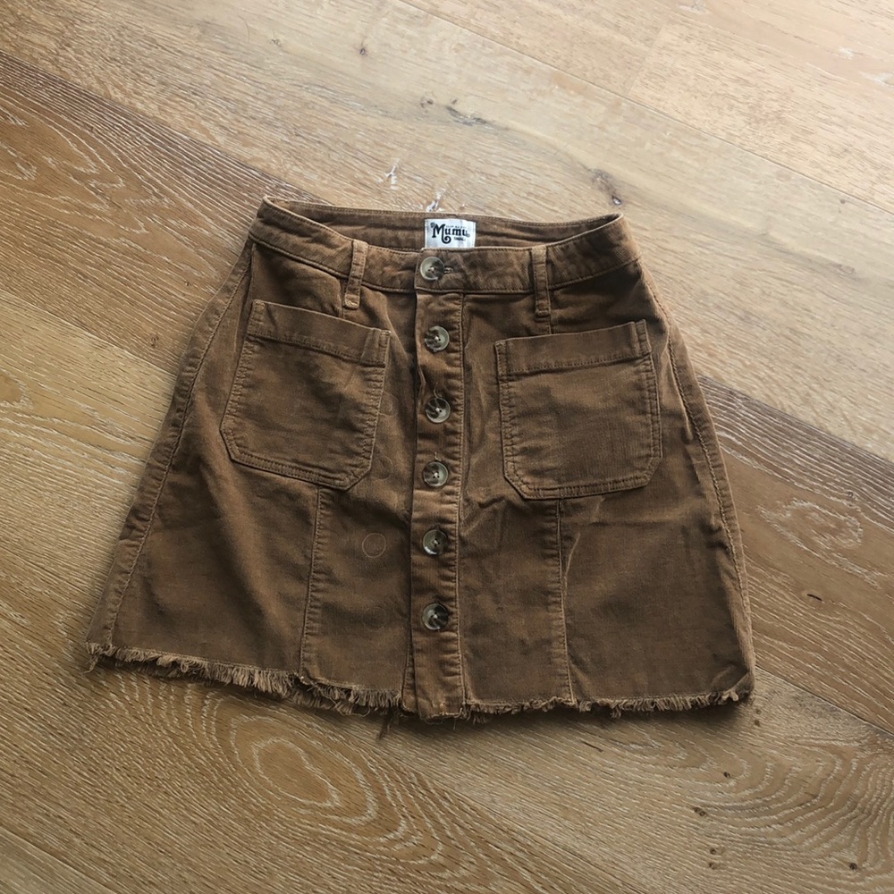 Show me your mumu corduroy mini skirt - Picture 4 of 4
